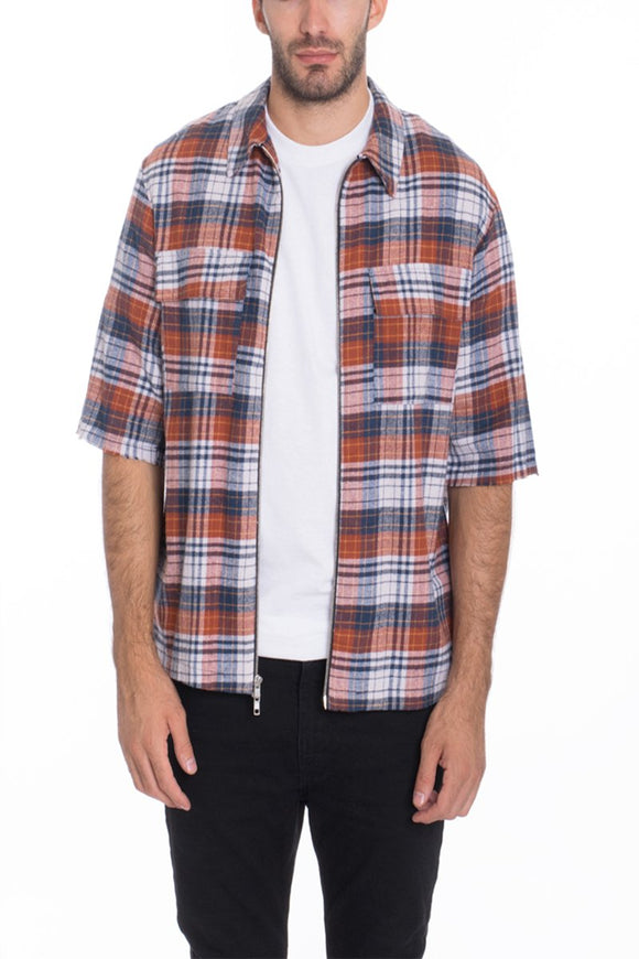 Corden Zip Up Flannel