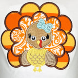 AnnLoren Big Little Girls Autumn Turkey Tunic & Leggings Holiday