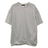 REVERSE FRENCH TERRY TEE- GREY