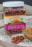 Indian Whole Dark Kidney Beans - Protein & Fiber Rich Rajma Jar