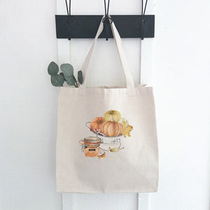 Chai Pumpkin Bowl - Canvas Tote Bag