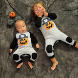 AnnLoren Halloween Pirate Jack O Lantern Long Sleeve Baby Toddler Boys