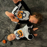 AnnLoren Halloween Pirate Jack O Lantern Long Sleeve Baby Toddler Boys