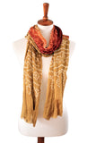 OMSutra Tie-dye designer fashion Silk Scarves