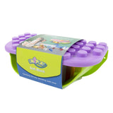 UNiPLAY Soft Building Blocks Storage Shelf Purple (#UB031101)