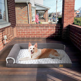 Waterproof Plush Dog Bed Warm Cat Cozy Lounger Foam Self-Warming Pet