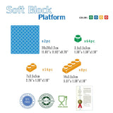 UNiPLAY Platform with 88pcs Soft Building Blocks (#UB012)