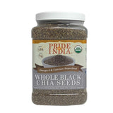 Whole Black Chia Seeds - Omega-3 & Calcium Superfood Jar