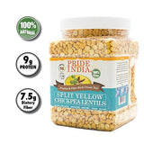 Indian Split Yellow Chickpea Lentils - Protein & Fiber Rich Chana Dal