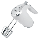 Better Chef 5-Speed 150W Hand Mixer with Silver Accents and Storage