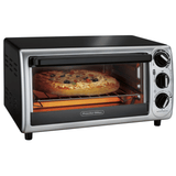 Proctor Silex 4-Slice 3-Knob Countertop Toaster Oven Broiler with Bake