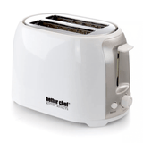 Better Chef Deluxe Cool Touch Wide-Slot 2-Slice Toaster with Stainless