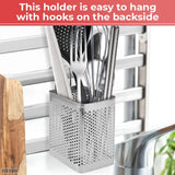 Stainless Steel Utensil Holder for Kitchen Counter   Perforated