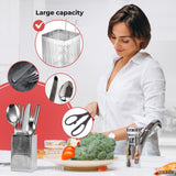 Stainless Steel Utensil Holder for Kitchen Counter   Perforated