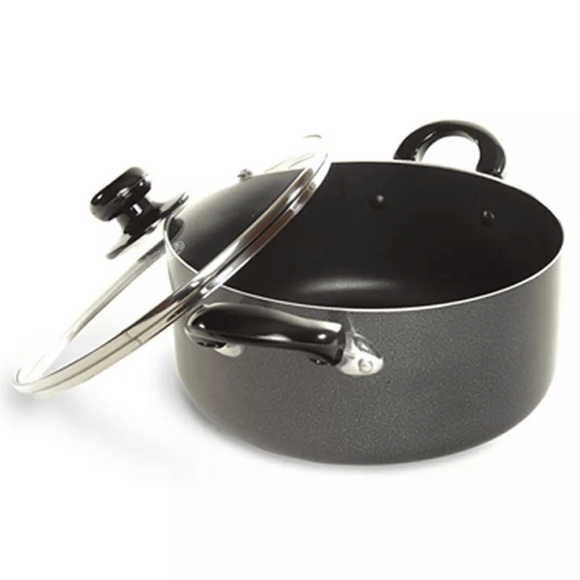 Better Chef 6Qt Heavy Gauge Aluminum Dutch Oven with Glass Lid