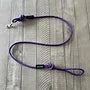 Clamped Climbing Rope Leash Purple