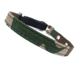 Army Canvas Cat Collar