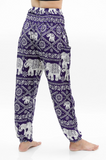 Purple ELEPHANT Pants Women Boho Pants Hippie Pants Yoga