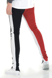 SLICE TRACK PANTS- BK/RED