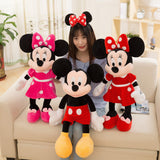 Disney'S New Classic Mickey Minnie Plush Toy Doll Mickey Mouse Animal Doll Pillow Toy Children'S Birthday Christmas Gift