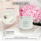 Pavilion - I Always Wished for A Friend Like You - 10-Ounce Surprise Hidden Message Natural Soy Wax Candle Cotton Scented, 1 Count (Pack of 1), 3.5' x 4'