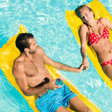 Inflatable Pool Float Raft Foldable Float Lounge Chair Swimming Pool Water Mat with Pillow Air Mat Mattress