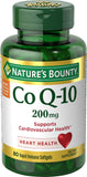 Nature's Bounty Co Q-10 Tablets;  Heart Health;  200 mg;  80 Count