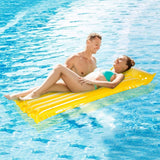 Inflatable Pool Float Raft Foldable Float Lounge Chair Swimming Pool Water Mat with Pillow Air Mat Mattress