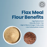 PRIDE OF INDIA Flax Meal Flour (1 lbs)