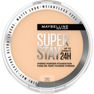 Maybelline Super Stay Powder Foundation Makeup, Soft Matte Finish, 202, 0.21 oz