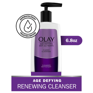 Olay Age Defying Classic Facial Cleanser for Dull Skin, 6.8 fl oz