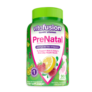 Vitafusion PreNatal Gummy Vitamins;  Raspberry Lemonade Flavored;  90 Count