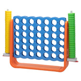 Jumbo 4-to-Score Game Set;  Giant Connect 4 with 42 Rings;  Indoor Outdoor Game Set for Kids and Adults