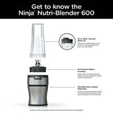 Ninja Nutri-Blender BN300WM 600-Watt Personal Blender 1 Dishwasher-Safe To-Go Cup