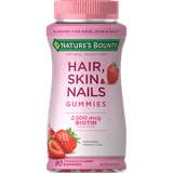 Nature's Bounty Hair Skin and Nail Vitamins With Biotin;  Gummies;  90 Count