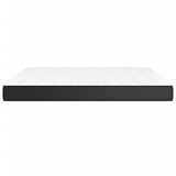 Pocket Spring Bed Mattress Black 72"x83.9"x7.9" California King Faux Leather