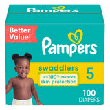 Pampers Swaddlers Diapers Size 5, 100 Count