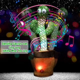 Bluetooth Dancing Cactus Repeat Talking Toy 60/120 Songs Electronic Plush Toys Singing Recording Doll Early Education for Kids