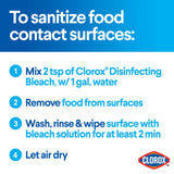 Clorox Disinfecting Bleach, Regular - 121 Ounce Bottle