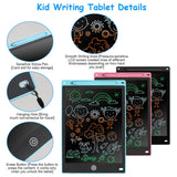 8.5in LCD Writing Tablet Electronic Colorful Graphic Doodle Board Kid Educational Learning Mini Drawing Pad with Lock Switch Stylus Pen For Kids 3+ Years