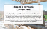 SoundPro Dual Bluetooth Weatherproof Indoor & Outdoor Wall-Mount