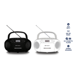 Emerson Portable CD/Cassette Boombox with AM/FM Radio