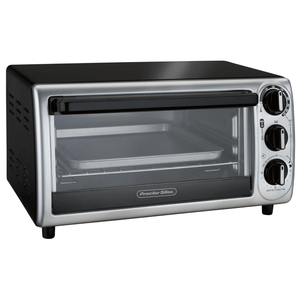 Proctor Silex 4-Slice 3-Knob Countertop Toaster Oven Broiler with Bake