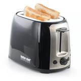 Better Chef Deluxe Cool Touch Wide-Slot 2-Slice Toaster with Stainless