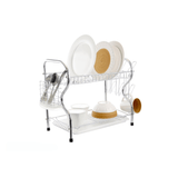 Better Chef 22" 2-Level Chrome-Plated R-Shaped Dish Rack