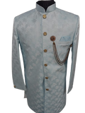 Light Sky Blue Sherwani For Men Party And Wedding, Size - 40