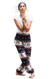 Blue ELEPHANT Pants Women Boho Pants Hippie Pants Yoga