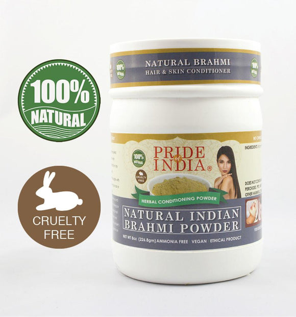 Natural Brahmi Bacopa Herbal Hair & Skin Conditioning Powder, Half