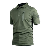 Summer Men's Performance T-shirts Short Sleeve Tactical Military