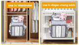 Baby Crib Hanging Storage Bag Portable Diaper Organizer Newborn